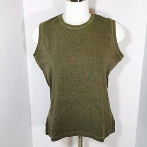 Woolrich Size Large Sleeveless Pullover Tank Shirt